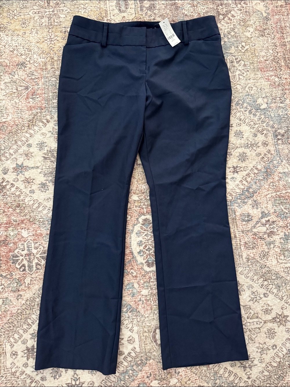 NWT 7th Avenue New York & Company Suiting Collection Navy Slacks